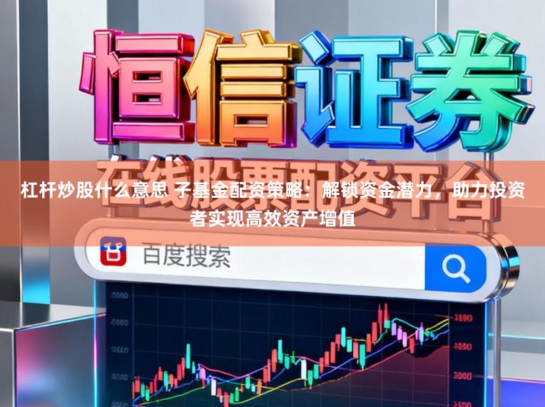 杠杆炒股什么意思 子基金配资策略：解锁资金潜力，助力投资者实现高效资产增值